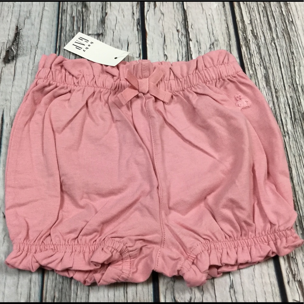 Gap Girls 0 3 Month Pink Shorts Outfit - Picture 3 of 5